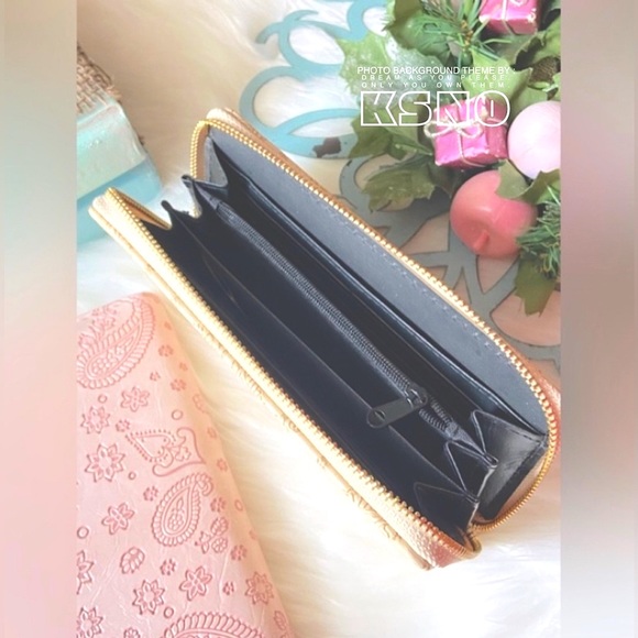 ✌🏼 #45 Country Boho Paisley Printed Leather Wallet - Picture 11 of 15